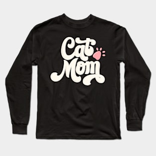 Cat Mom Long Sleeve T-Shirt